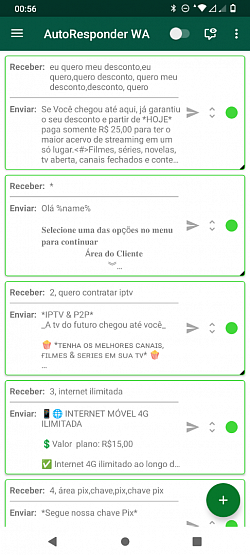 Bot atendimento e divulgação 30,00 vitalício